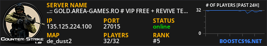 ..:: GOLD.AREA-GAMES.RO # VIP FREE + REVIVE TEAMMATES ::..