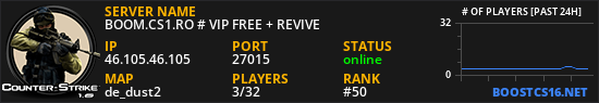 BOOM.CS1.RO # VIP FREE + REVIVE