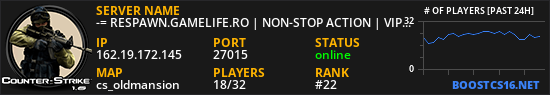 -= RESPAWN.GAMELIFE.RO | NON-STOP ACTION | VIP FREE | #JOINUS =-