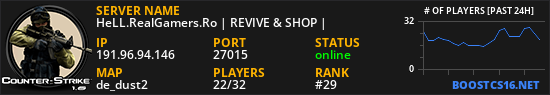 HeLL.RealGamers.Ro | REVIVE & SHOP |
