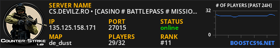 CS.DEVILZ.RO • [CASINO # BATTLEPASS # MISSIONS # SKINS]