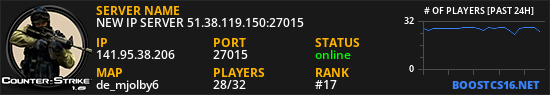 NEW IP SERVER 51.38.119.150:27015