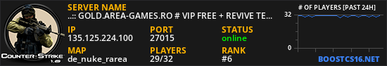 ..:: GOLD.AREA-GAMES.RO # VIP FREE + REVIVE TEAMMATES ::..